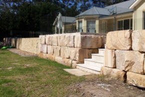 constructed stone wall central coast